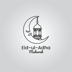 eid ul adha mubarak  vector graphics tshirt logo design social media post