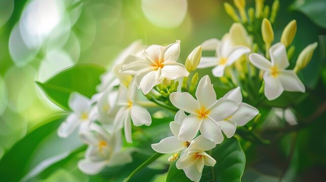 The jasmine flowers for Mother's Day in thailand,Generative ai, 