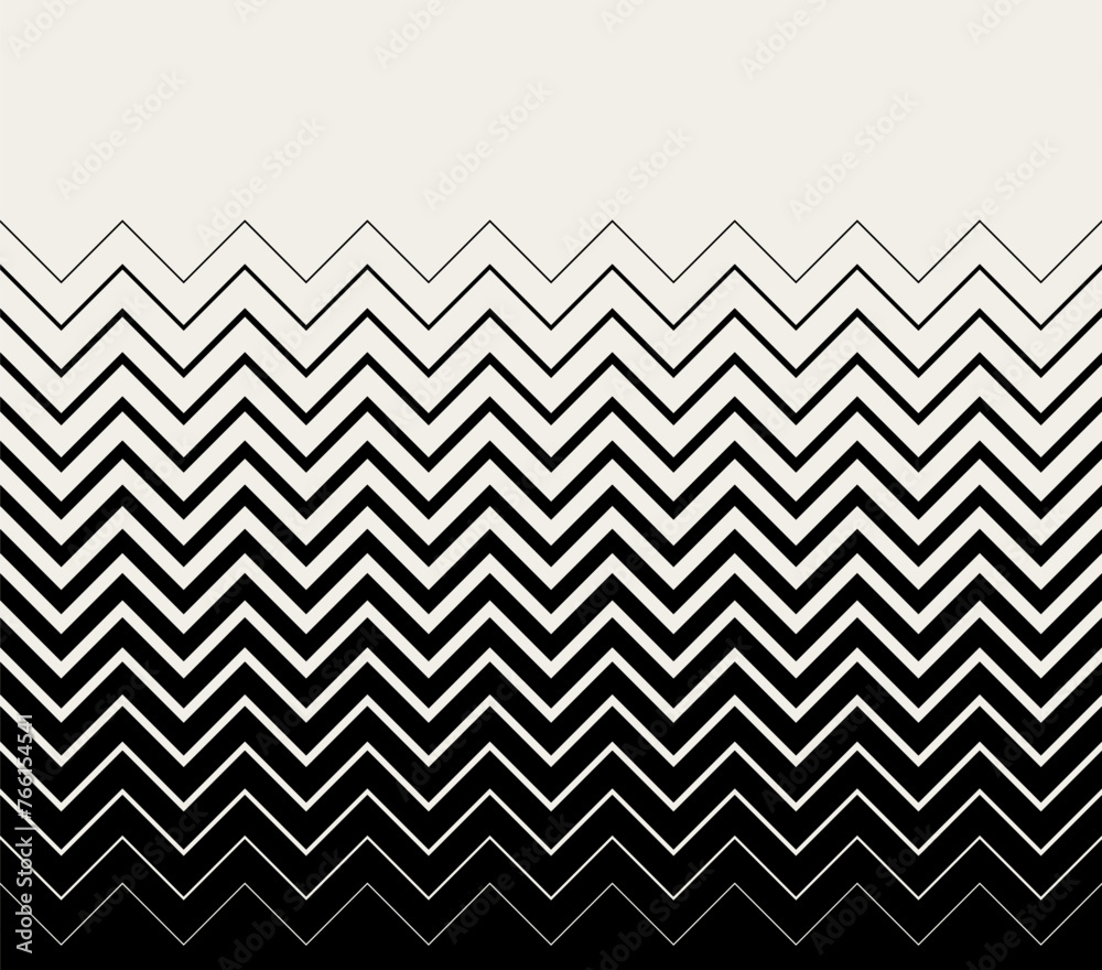 Poster Abstract Geometric Lines Chevron Pattern. Modern Stylish Texture. Graphic Design Background. Vector Illustration.
