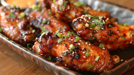 grilled chicken with vegetables