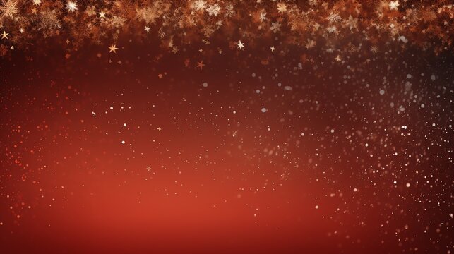 a red background with white stars