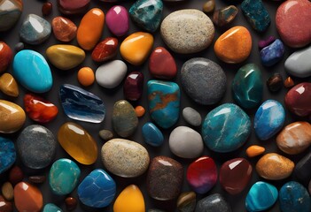 Colorful stones background