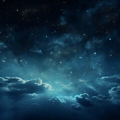 Obraz na płótnie Canvas a high resolution azure night sky texture