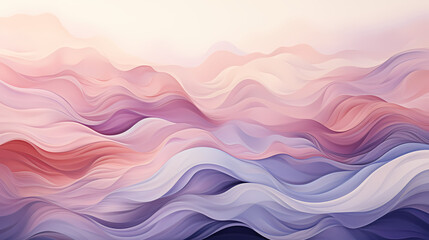 abstract background with waves, colorful abstract background with wavy shapes - obrazy, fototapety, plakaty