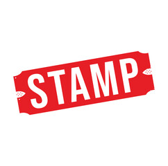 Rubber stamp design. VECTOR ILLUSTRATION.