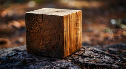 rectangular piece of wood