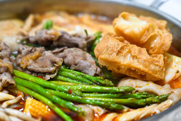 Delicious Taiwanese Beef Brush Hot Pot
