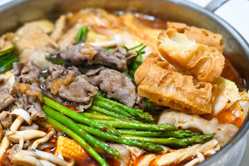 Delicious Taiwanese Beef Brush Hot Pot