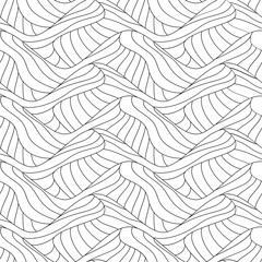 Vector seamless texture. Modern geometric background. A mesh of fine threads. - 766169125