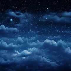 Obraz na płótnie Canvas a high resolution navy blue night sky texture
