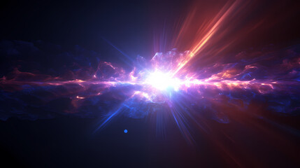 Abstract background with colorful glow