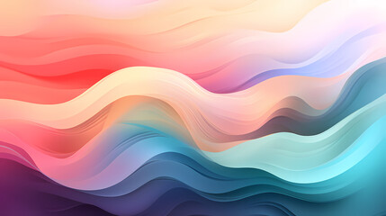 Obraz premium Comfortable light pastel color abstract shapes geometric pattern texture doodle graphics