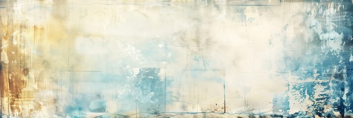 Obraz premium Artistic Grunge Paper Texture: Crafted Vintage Background with Stained Details