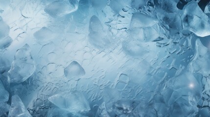 Ice as a texture or background for a winter composition. Natural background.
