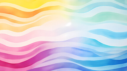 Obraz premium Gradient colorful abstract wallpaper with multicolored wavy surface