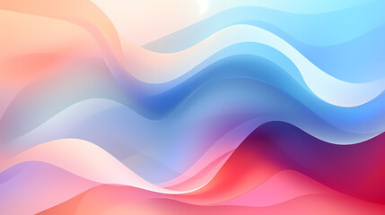 Obraz premium Vibrant retro abstract wavy background
