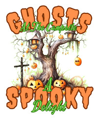 Ghosts At The Campsite, A Spooky Delight. halloween adventure