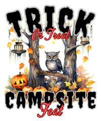 Trick Or Treat, Campsite Feat. halloween adventure