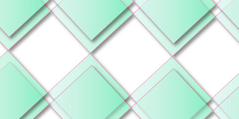 mint abstract background made by Midjourney. On a white background a lot of turquoise empty frames are laid out. Space for text, layout. Unusual concept.