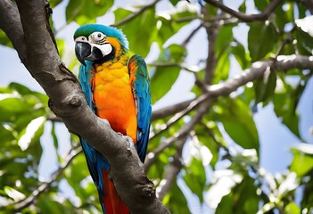 Obraz premium A close up of a Parrot