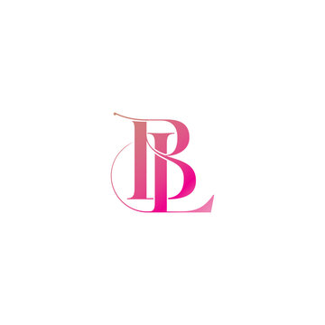 bl logo design,  bl initials,  bl letters logo design vector, Monogram logo BL, LB