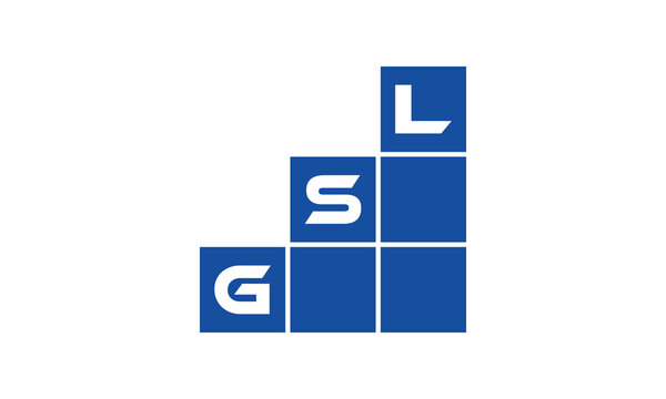 GSL initial letter financial logo design vector template. economics, growth, meter, range, profit, loan, graph, finance, benefits, economic, increase, arrow up, grade, grew up, topper, company, scale