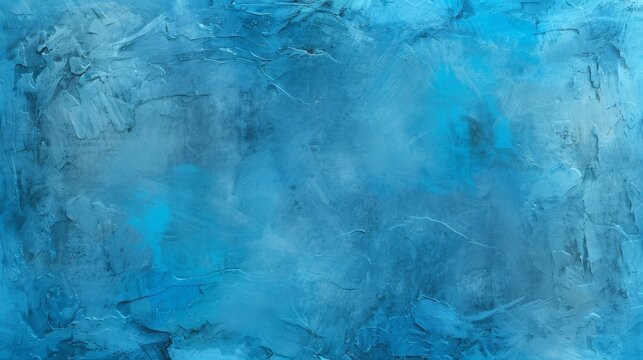 Foto de blue concrete or cement material in abstract wall background  texture. do Stock