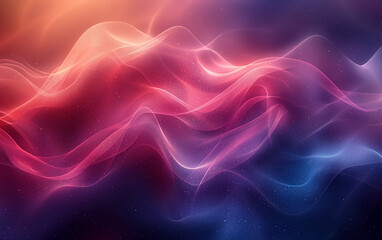 Obraz premium abstract background with smoke, Abstract Red & Blue Gradient Background, Soft Blurred Light Wave Background, Web Banner, Wallpaper 