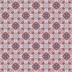 Beautiful fabric pattern, sweet pink tone, geometric pattern.