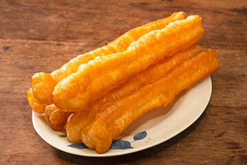 Chinese tradition food- Fried bread stick   