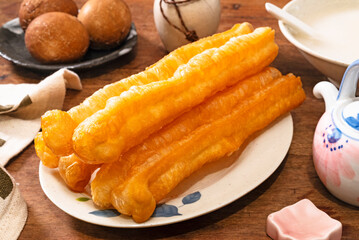 Chinese tradition food- Fried bread stick   