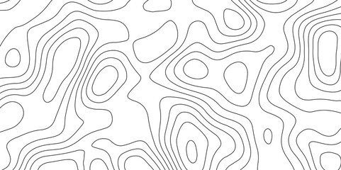 Topographic map and landscape terrain texture grid. Abstract lines background. Contour maps. Vector illustration. black and white topographic contours lines of mountains.	
 - obrazy, fototapety, plakaty