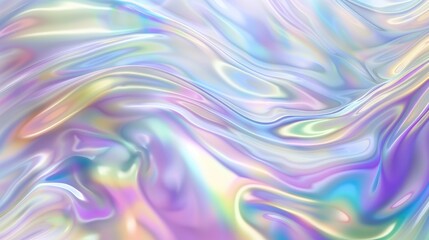 Beautiful 3D Render of Pastel Multicolor Gradient Blur