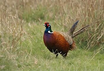 Fototapeta premium A Pheasant in the grass