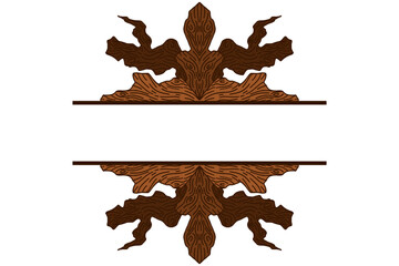 Tree Trunk Ornament Frame Border For Decoration Nature Theme