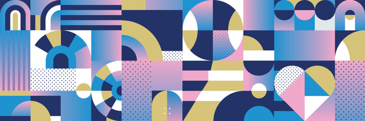 Summer Sports Games Event in Paris abstract geometric elements trendy pattern Sale gift card background winner competition congratulations flat modern design champion award travel banner