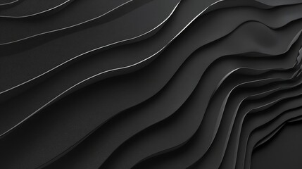 Black dark abstract linear design with lines background