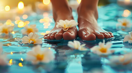 pedicure and spa for foot care