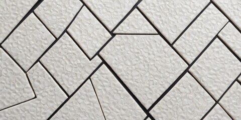 Close up of white ceramic tile pattern. Abstract background and texture for design.