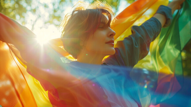 lgbt concept flag pride rainbow lgbt lesbian