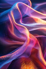 Obraz premium Surreal art of a silk background.