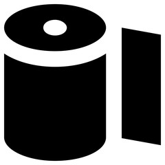 tissue roll icon, simple vector design
