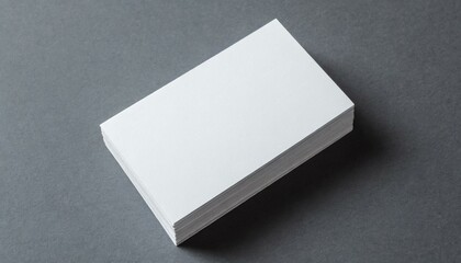 Business Card Mockup for Branding - Presentation for Personal Identification or Pursue of Business - Promotional Material for Business Endeavors - Neutral Background