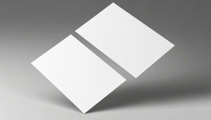 Business Card Mockup for Branding - Presentation for Personal Identification or Pursue of Business - Promotional Material for Business Endeavors - Neutral Background