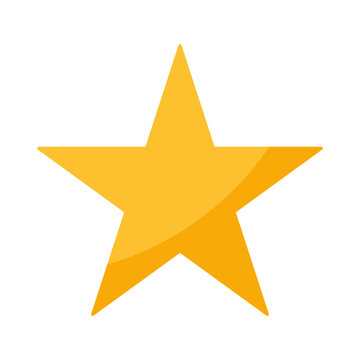 Single yellow star icon