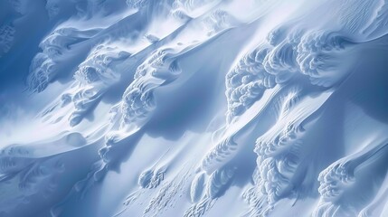 Abstract snow shapes refers to the artistic representation or depiction of snow in a
