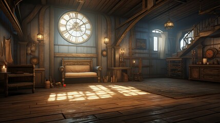 Church of the holy sepulchre. AI generated art illustration.