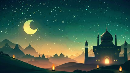 Ramadan concept background
