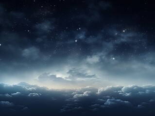 Naklejka na ściany i meble a high resolution white night sky texture