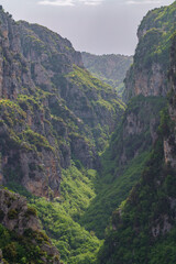 Fototapeta na wymiar Vikos Gorge in Pindus Mountains, Greece